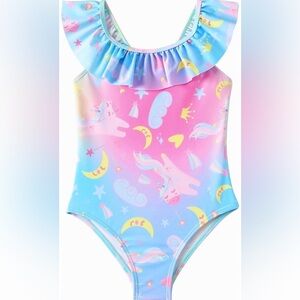 Unicorn Fantasy Kids Swimwear